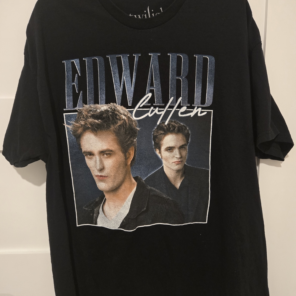 Edward Cullen Black Graphic Tee Twilight Bella